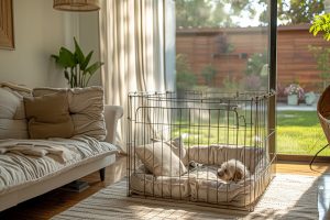 Cage d intérieur pour chien