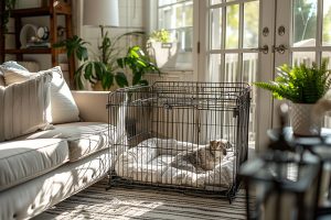 Cage pliante pour chien