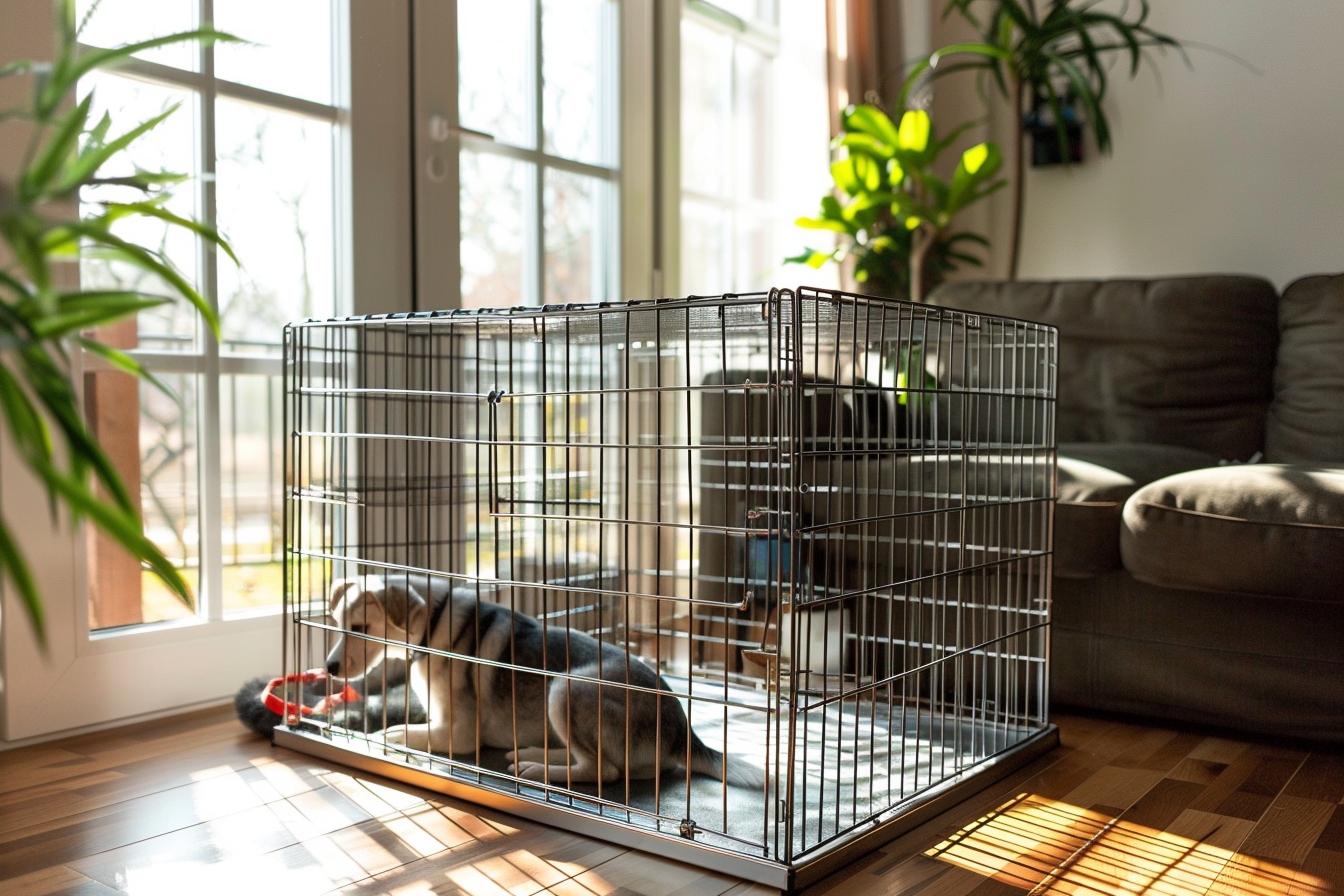Comment entretenir une cage métallique pour chien?