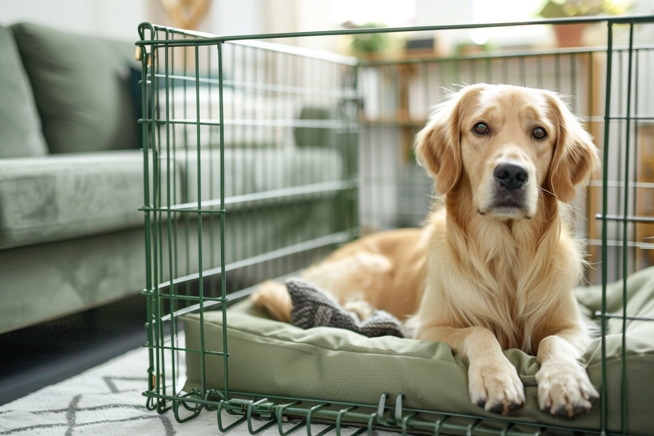 Comment introduire mon chien dans sa nouvelle cage?