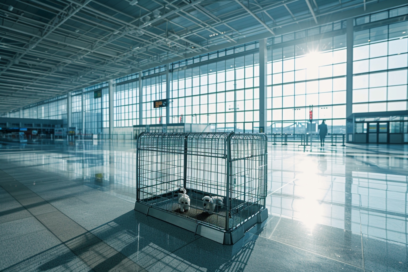 Est-ce que la cage est adaptée aux voyages en avion?
