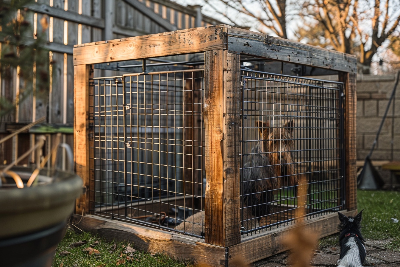 Est-il possible de personnaliser une cage pour chien faite maison?