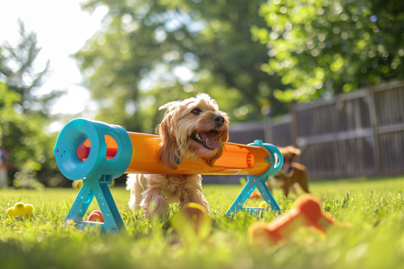 Lanceur de jouets pour chiens semi-automatique