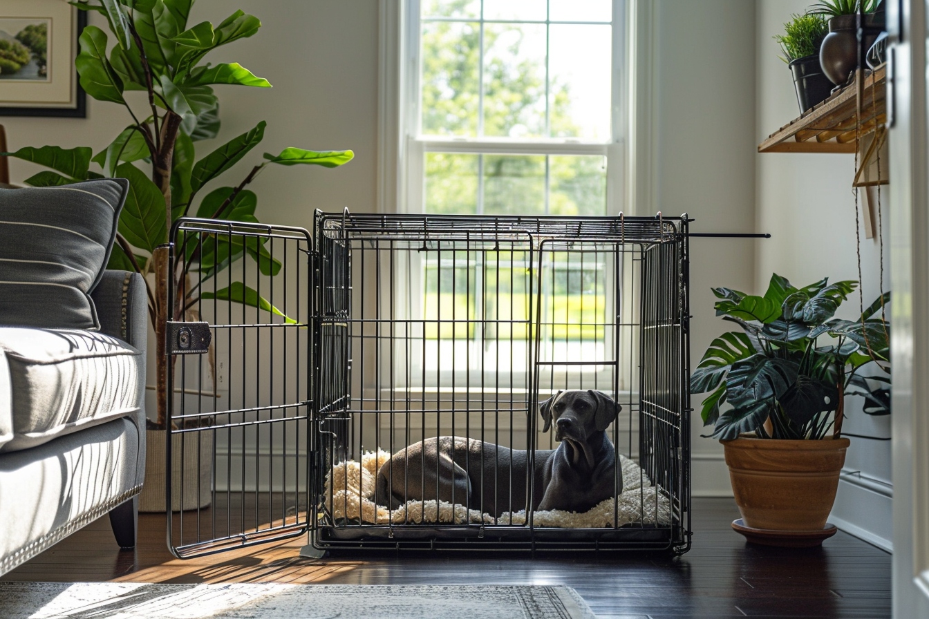 Peut-on utiliser une cage pour chien XXL solide pour un chiot?