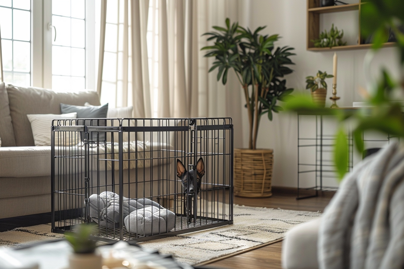 Pourquoi utiliser une cage métallique pour chien?