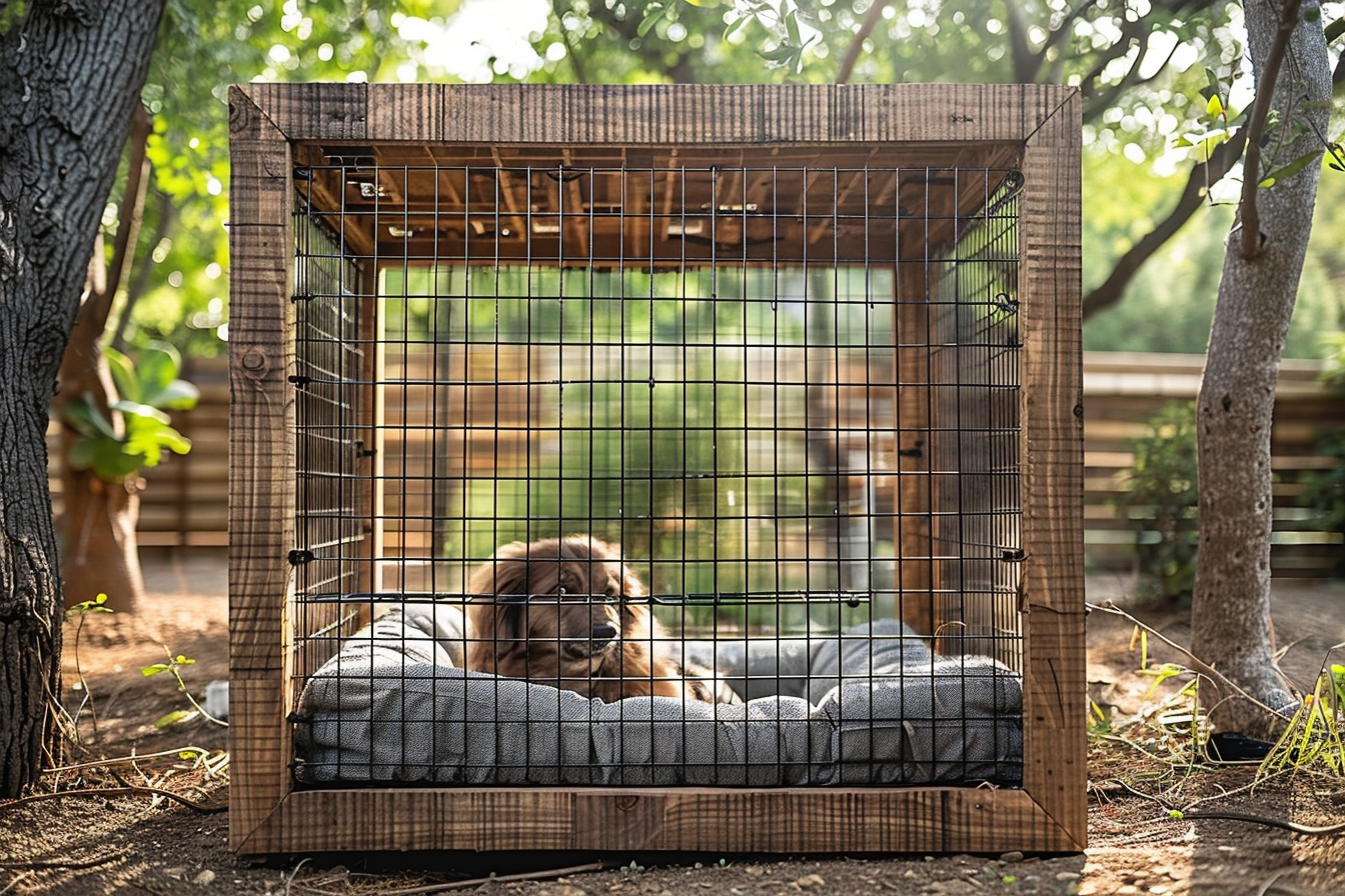 Puis-je utiliser une cage pour chien faite maison pour voyager?