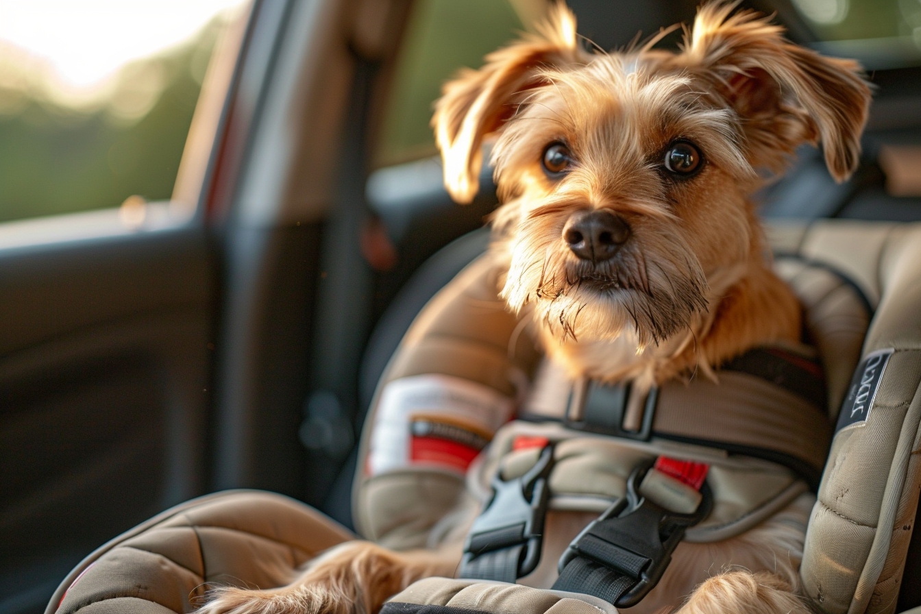 Que faut-il rechercher dans un siège de voiture pour chien ?