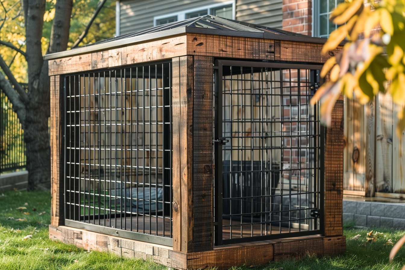 Quels matériaux peut-on utiliser pour fabriquer une cage pour chien faite maison?