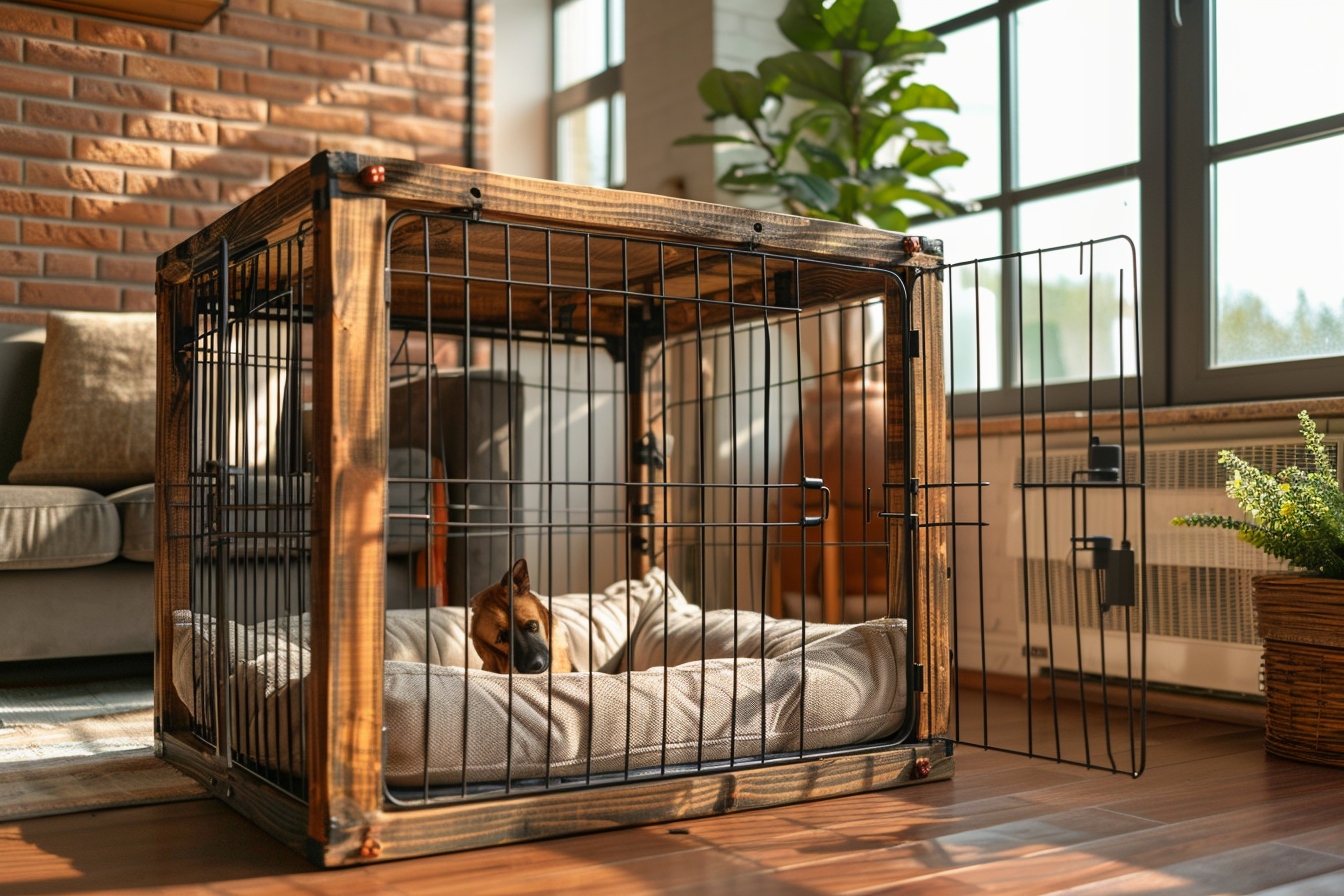 Une cage pour chien faite maison est-elle facile à entretenir?