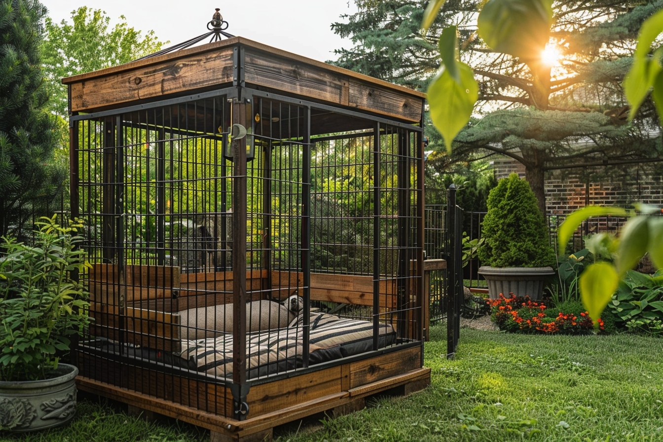 Une cage pour chien faite maison est-elle facile à entretenir?